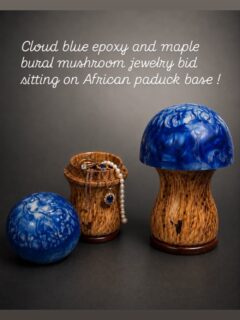 Here’s a look at our new mushroom jewelry box for the 2026 season . Reach out if you would like a custom one made !
